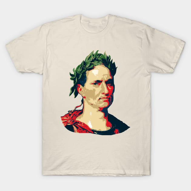 Julius Caesar Pop Art T-Shirt by Nerd_art